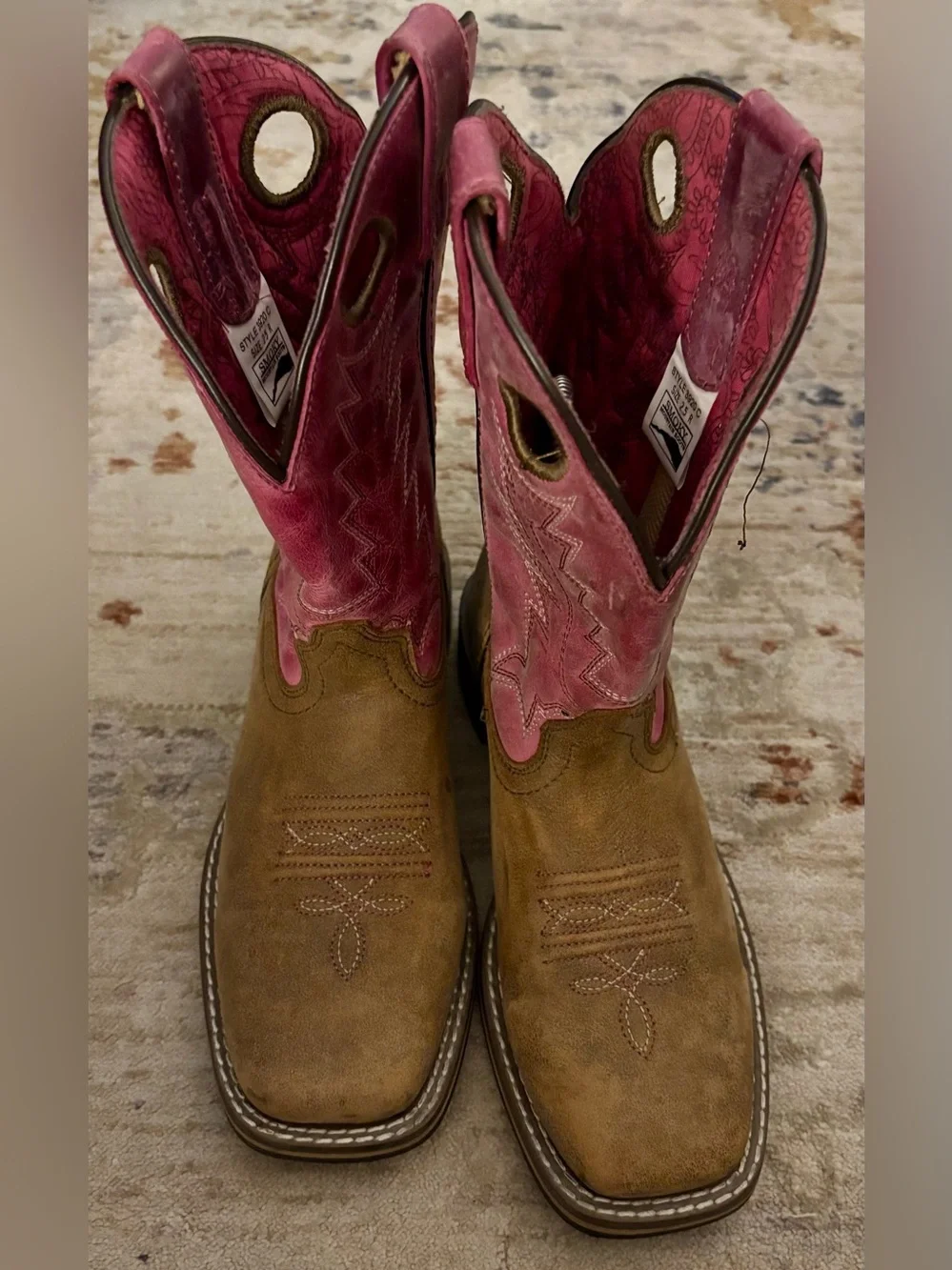 Smoky Mountain Girls Pink Western Boots